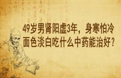 武汉治疗肾虚的老中医鲁本堂：49岁男肾阳虚3年，身寒怕冷面色淡白吃什么