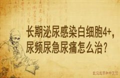 湖北有名的男科大夫老中医徐长化教授：长期泌尿感染白细胞4+，尿频尿急