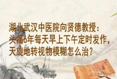 湖北武汉中医院向贤德教授：头痛6年每天早上下午定时发作，天旋地转视物