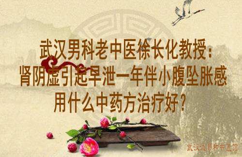武汉男科老中医徐长化教授：肾阴虚引起早泄一年伴小腹坠胀感用什么中药方治疗好？