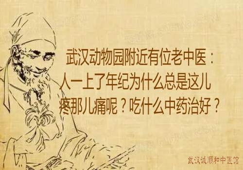 武汉动物园附近有位老中医：人一上了年纪为什么总是这儿疼那儿痛呢？吃什么中药治好？