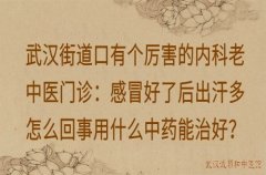 武汉街道口有个厉害的内科老中医门诊：感冒好了后出汗多怎么回事用什么