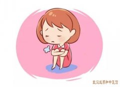 武汉大智路附近中医妇科门诊部：青春期少女月经淋沥不断色鲜红伴五心烦